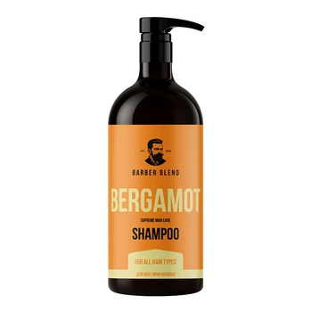 Шампунь для всех типов волос Bergamot BARBER BLEND для мужчин, 1000 мл