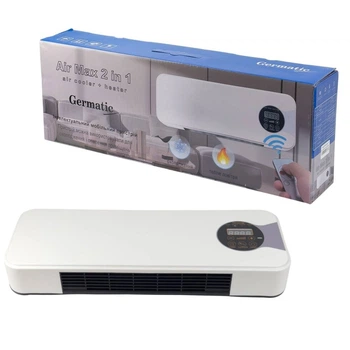 Тепловентилятор-обігрівач Germatic Air MODKLI-A 800 Вт, настінний, білий