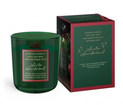 Свічка ароматизована в склі Bartek Candles Зимова країна чудес 150г.