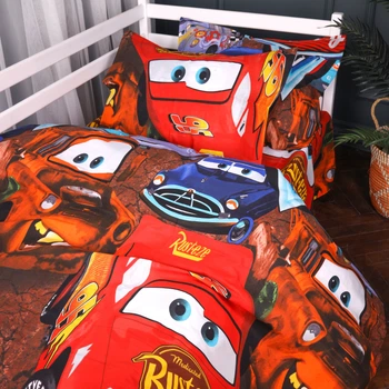 Комплект постільної білизни MirSon Бязь 17-0889 Cars Retro Race 110 x 140 см (2200012388334)
