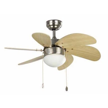 Faro 33183 Palao D810 Niquel Matt 6 Blades 1X E14 40W