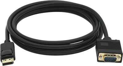 Kabel Equip DisplayPort Male to VGA Male 2 m Black (119338)