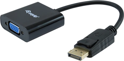 Adapter Equip DisplayPort Male to VGA Female 0.15 m Black (133435)