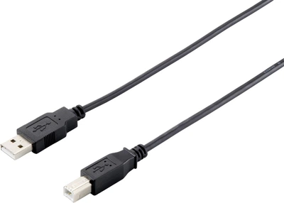 Kabel Equip USB-A Male to USB Type B Male 1.8 m Black (128860)