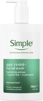 Засіб для вмивання SIMPLE Active Skin Barrier Care Активний догляд при вікових змінах 240 мл (8720181705878)