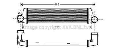 Інтеркулер BW4207 AVA QUALITY COOLING AVA BW4207 BMW 3 Series 17512246795, 2246795