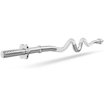 Z-образный гриф Marbo Sport, 120 см, 30 мм, нагрузка до 200 кг, хром, рифленые ручки, 2 резиновых зажима(ISL_587AC4FC4EC2)