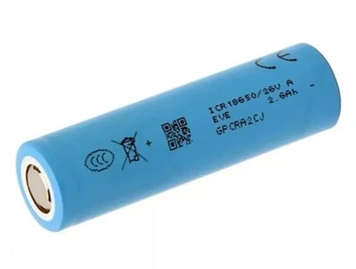 Акумулятор EVE ICR18650-26VA 2650mAh - 13A