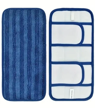 Насадка на швабру Swiffer многоразовая микрофибра моп на липучках 14 см × 28,5 см (sw-blue)