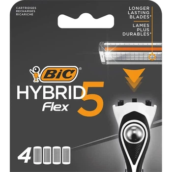 Сменные картриджи для бритья Bic Flex 5 Hybrid 4 шт.