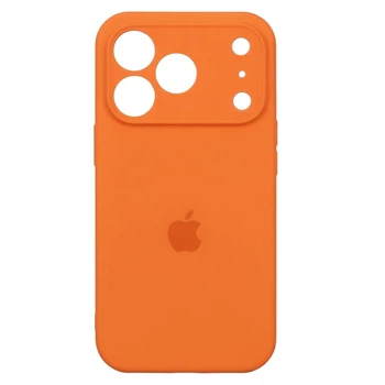 Чехол Fiji Silicone Case Full Camera для Apple iPhone 17 Pro бампер накладка с защитой камеры Apricot
