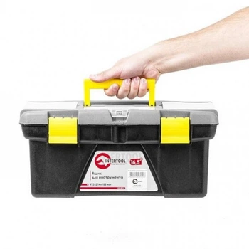 Ящик для інструментів 16.5" 412*214*188 мм INTERTOOL BX-0316 (20687)