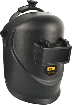 Маска сварщика Deli 275x220x190 мм Черная (EDL23950A)