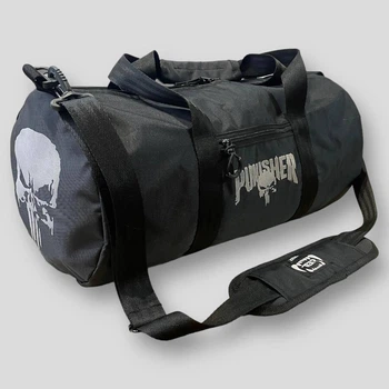 Спортивна сумка дорожня для тренувань 23 л Size S (45х25х25 см) компактна для спортзала Oxford 600D Black