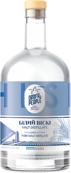 БІЛИЙ ВІСКІ Pure Malt Distillate Солодовий дистилят 0,2л. 45%