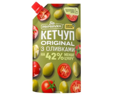 Кетчуп с оливками Original д/п TM Приправка 250 g