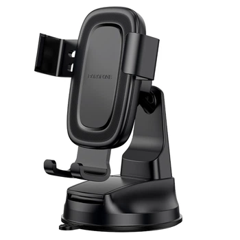 Автотримач для телефону BOROFONE BH130 Follower gravity car holder(center console) Black (6941991121289)