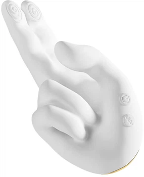 Вібратор-стимулятор I'MCUM Magic Touch Fingers Білий (IM-ZDB416wh) (7970379617906)