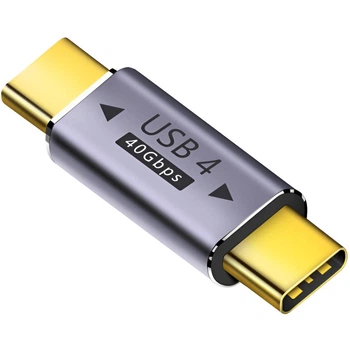 Адаптер USB4 Type-С male – Type-C male 40 Gbps Thunderbolt 4