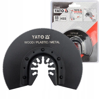 Полотно-насадка різальне YATO HSS сегментне для реноватора, Ø= 88 мм YT-34680