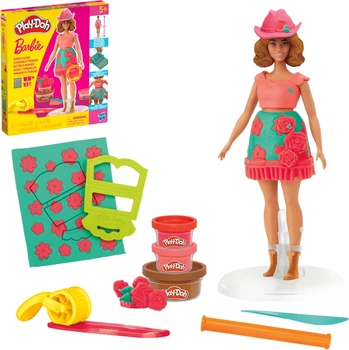 Набір для творчості з масою для ліплення Hasbro Barbie Квіти та бахрома (G1360_5)