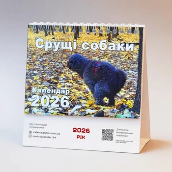 Настольный календарь на 2026 «Собаки, які роблять свої справи»