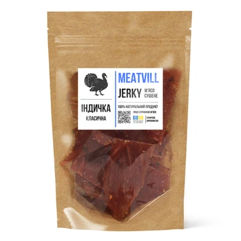 Джерки Meatvill индейка классическая крафт 100г