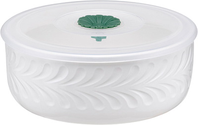 Миска с силиконовой крышкой La Porcellana Bianca Intavola Leaves фарфор 15 см (U10332022A83)