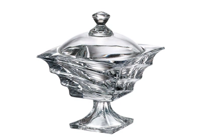 Цукерниця н.н з криш. casablanca 245 мм Bohemia хрусталь прозрачный (9541)