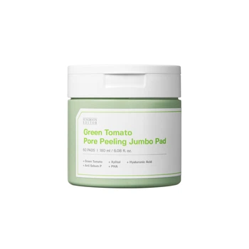 Пилинг-педы для лица Green Tomato Pore Peeling Jumbo Pad Sungboon Editor 60 шт/180 мл 8809684568750