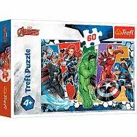 Пазли и - (60 елементів) - Непероможні месники MARVEL Trefl (17357)