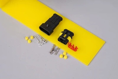 Евро разъем AMP DJ7031 3pin Super Seal "папа-мама" Lemarix (V22-039)