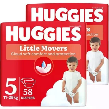 Підгузки Huggies Little Movers Jumbo розмір 5 (11-25 кг), 116 шт