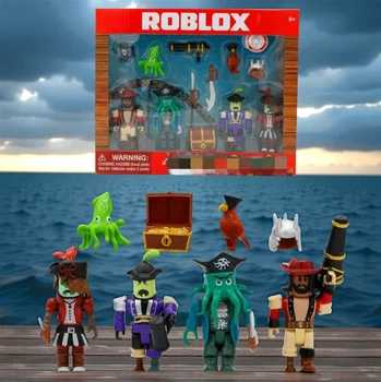Набір ігрових фігурок Roblox у коробці восьминіг пірат, ігрові фігурки герої Роблокс 8 шт (370900)