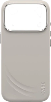Etui plecki CARE by PanzerGlass FLOW MagSafe do Apple iPhone 17 Pro Vanilla (CR10484)