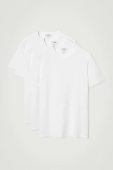 Футболки набір COS 3-pack regular cotton t-shirts 0984692001 XS Білий