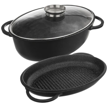 Каструля для запікання Orion з кришкою 10 л (8592381177003)