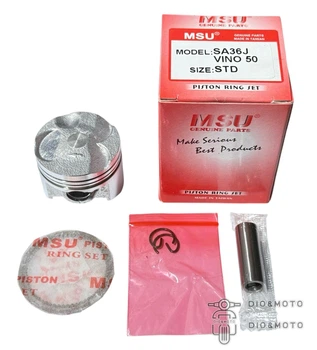 Поршень + кольца STD Yamaha SA-36/Gear 4T/Vino 4T 49cc MSU