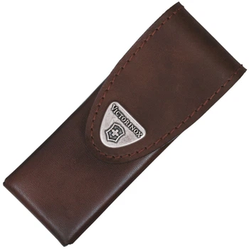 Чохол на пояс для мультитулів Victorinox SwissTool Spirit та ножів (111мм, 1-2 шари) шкіра, коричневий 4.0822.L