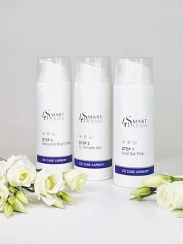 Осветляющая карбокситерапия Smart4Derma для коррекции фотостарения и пигментации Ice Cube Carboxy 10 процедур