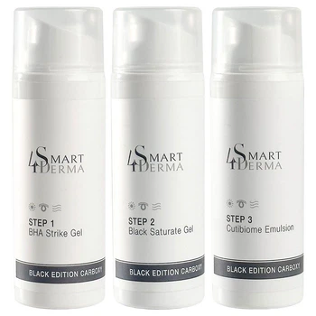 Карбокситерапія Smart4Derma для жирної та проблемної шкіри Black Edition Carboxy 10 процедур