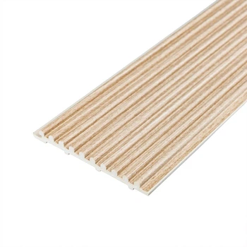 Декоративная стеновая рейка Sticker Wall WPC 110х10х2900мм Светлый дуб