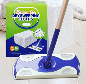 Набор для мытья пола и быстрой уборки Cleaning швабра + 60 салфеток