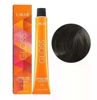 Тонирующая крем-краска Lakme для волос без аммиака Gloss Color Rinse 7/13 Средний блондин пепельно-золотистый 60 мл