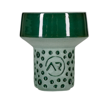 Чаша глиняная для кальяна Aroma Uniform Green глазурованная Classic Killa