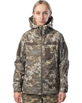 Жіноча Куртка R- Military SoftShell на флісі піксель розмір S