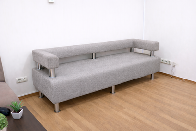 Диван офісний BNB IRIS 160 см сірий аляска 04
