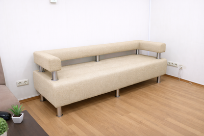 Диван офісний BNB IRIS 180 см бежевий аляска 01
