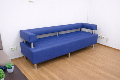 Диван офісний BNB IRIS 200 см синій 2227