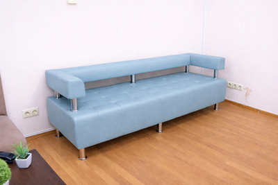 Диван офісний BNB IRIS 180 см блакитний 2220